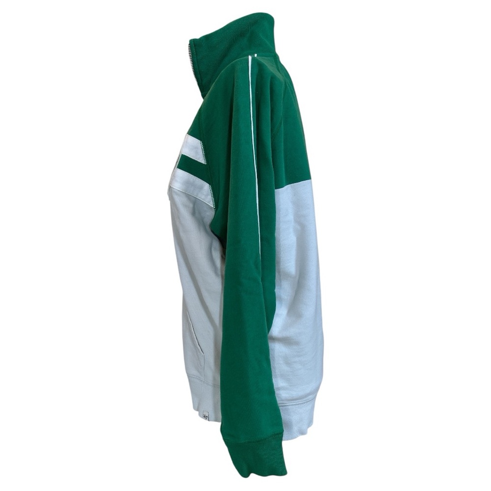 '47 Brand Boston Celtics Gameday Track Jacket Kelly Green/White Size S - Picture 6 of 14